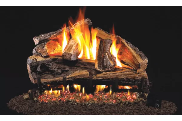 Real Fyre Rugged Split Oak See-Thru ANSI Log Set