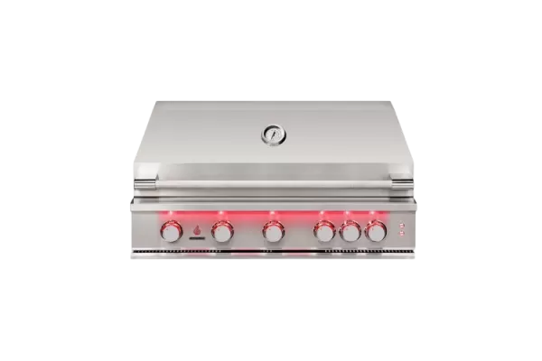 TrueFlame 40-inch 5 Burner Built-In Gas Grill