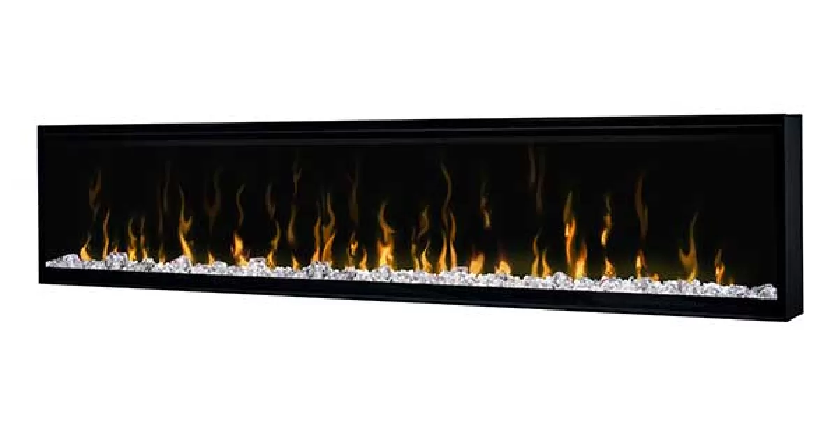 electric fireplace Hip Front Black XL from The Flame