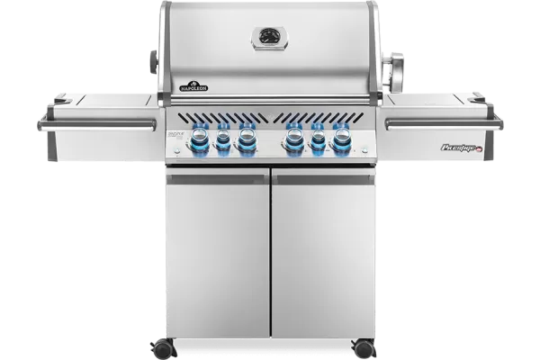 benzin tale Centrum Napoleon Prestige Pro 500 Stainless Steel Gas Grill with Infrared Side and  Rear Burners