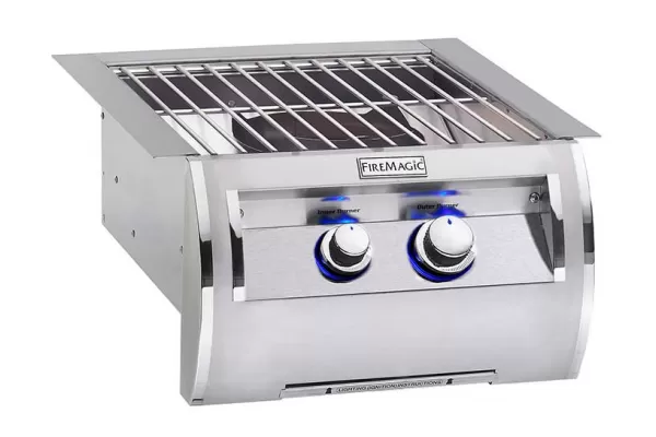 Fire Magic Echelon Diamond Series Power Burner With Stainless Steel Cooking Grid