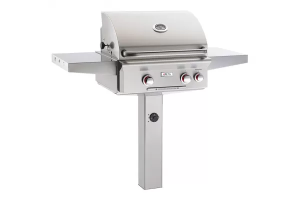 AOG 24-inch T Series In-Ground Post Grill With Rotisserie Backburner