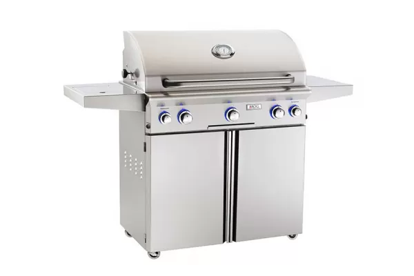 AOG 36-inch L Series Portable Grill With Rotisserie and Single Side Burner