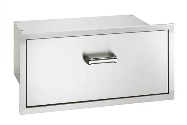 Fire Magic Flush Mounted Masonry Drawer with Soft Close System