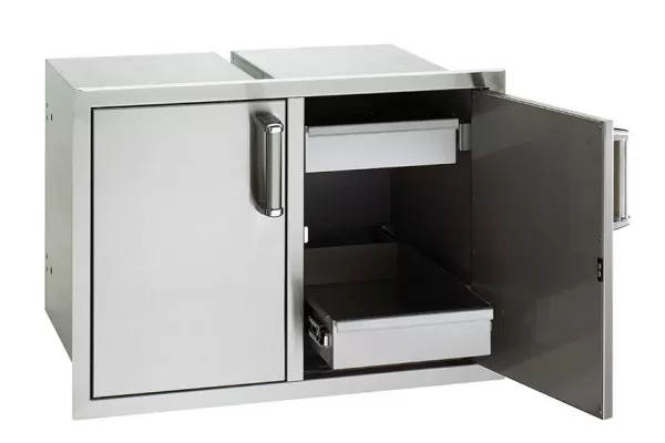 Fire Magic Flush Mount Double Drawer with 2 Dual Drawer