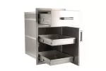 Fire Magic Flush Mount Large Pantry Door/Drawer Combo