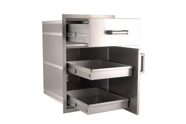 Fire Magic Flush Mount Large Pantry Door/Drawer Combo