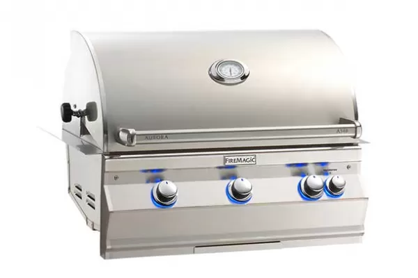 Fire Magic 30-inch Aurora A540i Built In Grill With Rotisserie