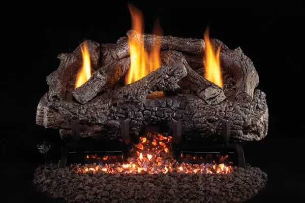 Real Fyre Charred Frontier Oak ANSI Log Set