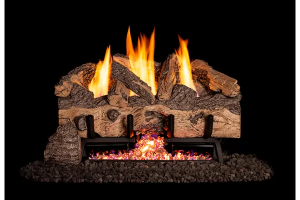 Real Fyre Charred Gnarled Split Logs