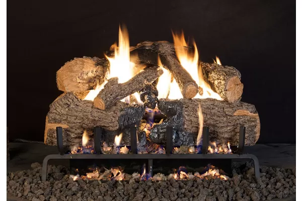 Real Fyre Charred Angel Oak Logs Only