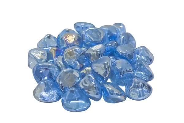 Real Fyre Steel Blue Diamond Nuggets