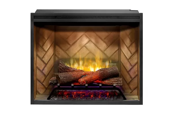 Dimplex Revillusion 30-inch Built-in Firebox with Glass Pane and Plug Kit (RBF30G)