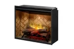 Dimplex Revillusion 30-inch Built-in Firebox with Glass Pane and Plug Kit (RBF30G)