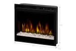 Dimplex Multi-Fire XHD 28-inch Plug-in Electric Firebox with Acrylic Ember Media Bed