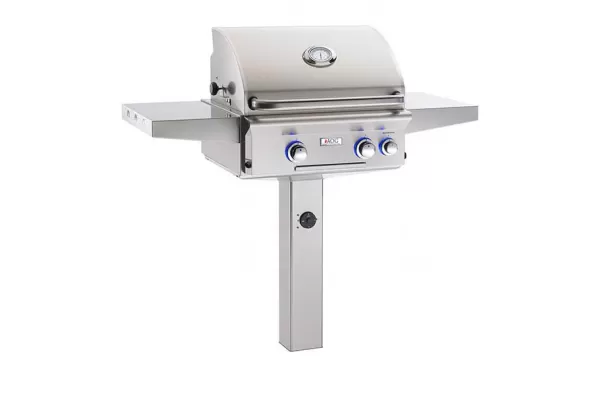 American Outdoor Grill by Fire Magic 24-Inch L Series In-Ground Grill With Rotisserie Backburner