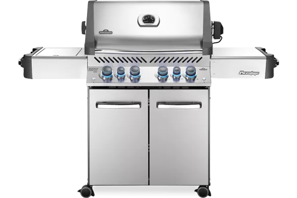 Napoleon Prestige 500 Stainless Steel Gas Grill with Infrared Side and Rear Burners